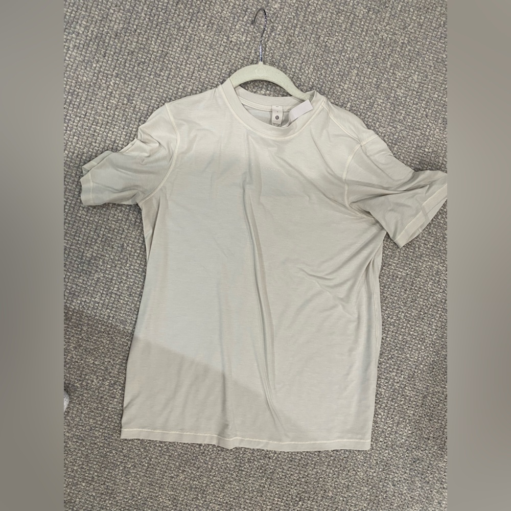 lululemon athletica “for all runners” Lightweight Crew Tee - Light Cream